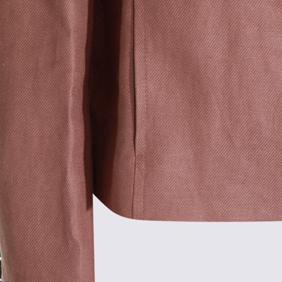 26SS 브루넬로 쿠치넬리 리넨 다이어고널 재킷 MH5277581 C9399 - BRUNELLO CUCINELLI