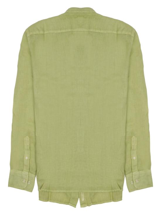26FW 120 리노 긴팔 셔츠 33ALIM1159 0000115S00035 GREEN - 120 LINO