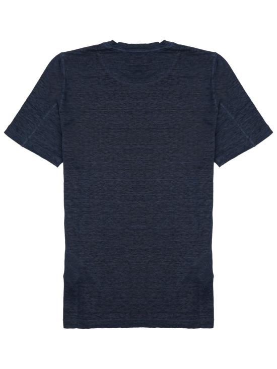26FW 120 리노 반팔 티셔츠 33ALIM7186 000E908S0025F BLUE - 120 LINO