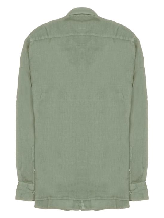 26FW 120 리노 긴팔 셔츠 33ALIM1311 0000115000038 GREEN - 120 LINO
