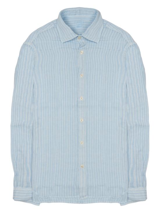 26FW 120 리노 긴팔 셔츠 33ALIM1PJL 000G445000205 AZURE