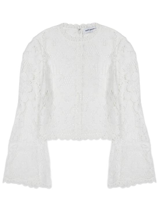 26FW 셀프 포트레이트 긴팔 티셔츠 SS26 007T W WHITE