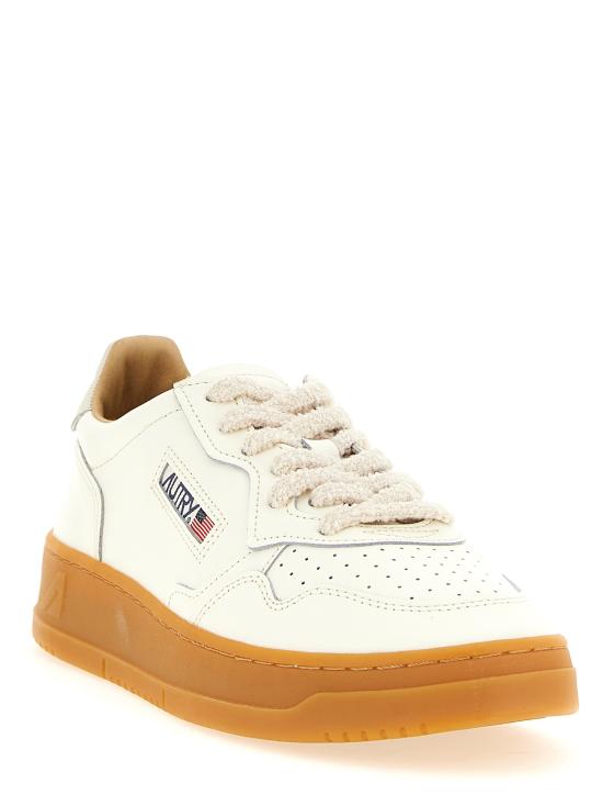 26SS 오트리 메달리스트 로우 스니커즈 AULMBD01 Beige - AUTRY