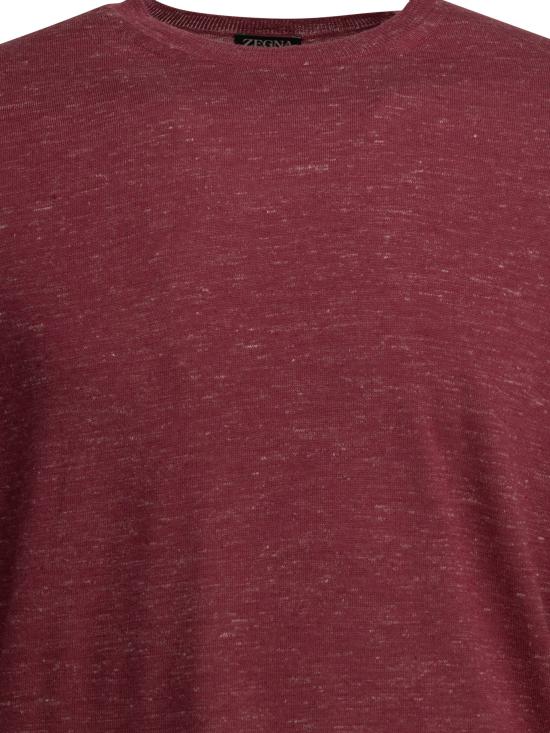 26SS 에르메네질도제냐 스웨터 UHF91A3110R99 Fuchsia - ERMENEGILDO ZEGNA