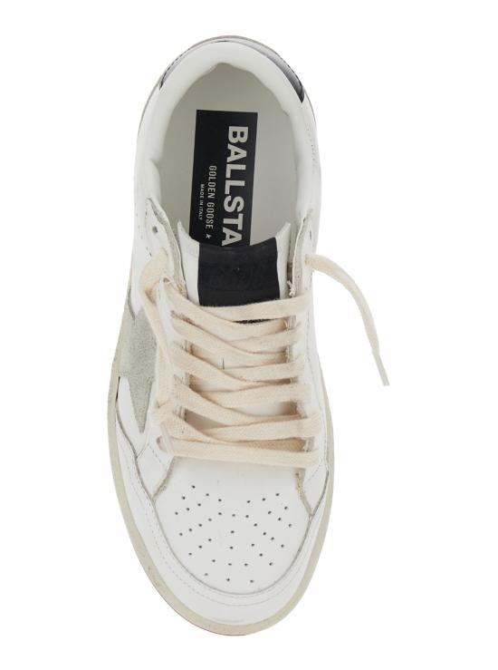 26FW 골든구스 볼스타 스웨이드 스타 & 레더 힐탭 스니커즈 GWF00804F00697010220 White - GOLDEN GOOSE