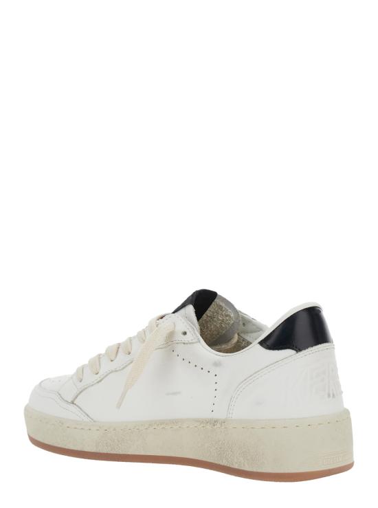 26FW 골든구스 볼스타 스웨이드 스타 & 레더 힐탭 스니커즈 GWF00804F00697010220 White - GOLDEN GOOSE
