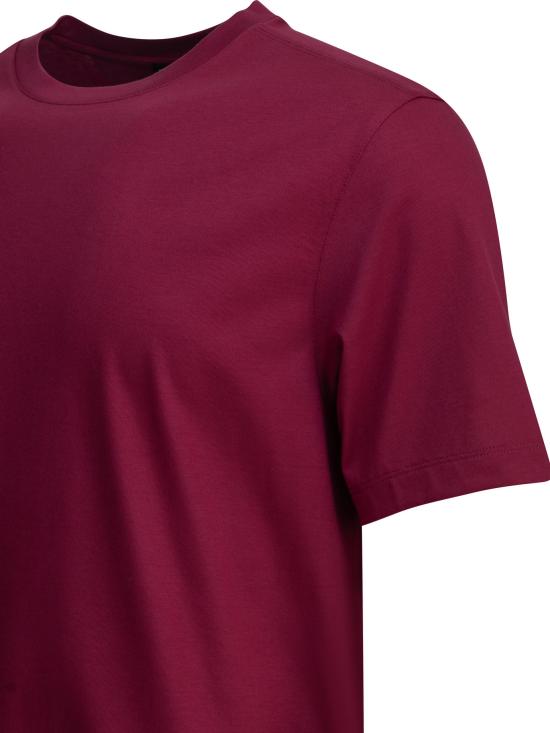 26SS 에르메네질도제냐 반팔 티셔츠 UH335A3H771RO09 Fuchsia - ERMENEGILDO ZEGNA