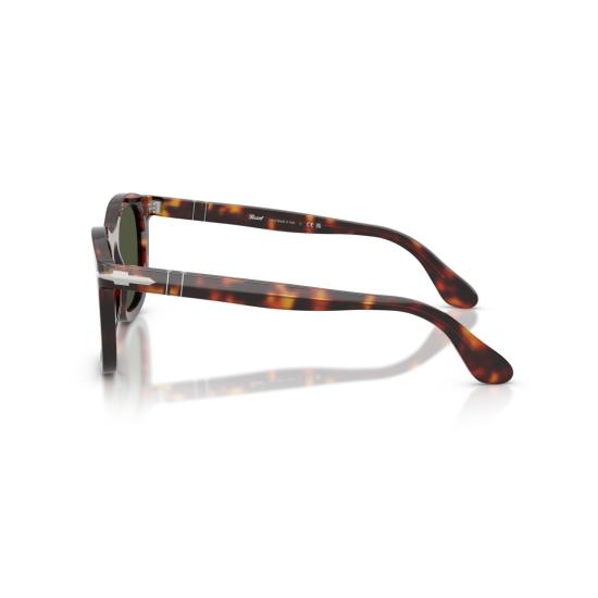 26SS 페르솔 선글라스 0Po3395s 호피무늬 아세테이트 사각 프레임 - PERSOL