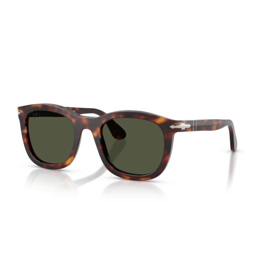 26SS 페르솔 선글라스 0Po3395s 호피무늬 아세테이트 사각 프레임 - PERSOL