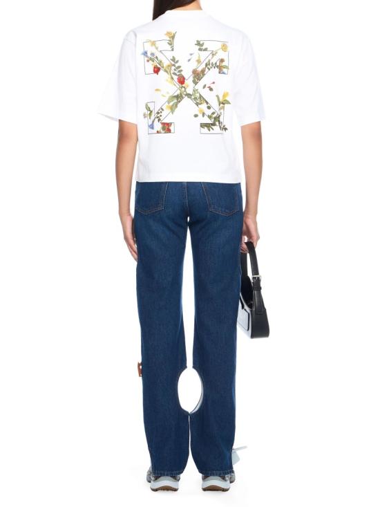 25FW 오프화이트 데님 팬츠 OWYA06AF25DEN002 Blue - OFF WHITE