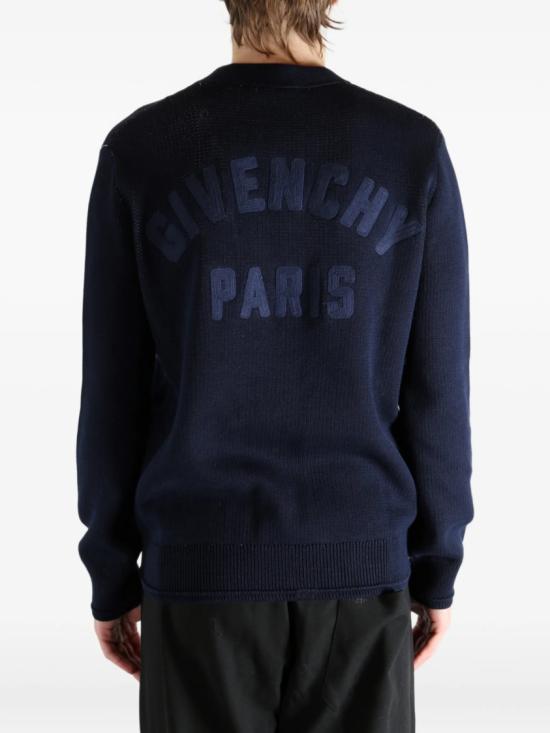 26SS 지방시 가디건 BMK00X4YNX Blue - GIVENCHY