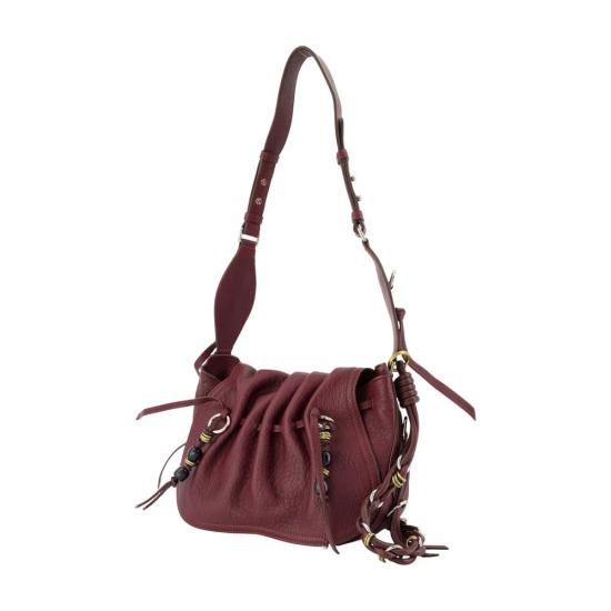 26FW 이자벨마랑 BOLTON 볼턴 숄더백 BOLTON 볼턴 숄더백 PP0406FA C4C05M 80BY BURGUNDY - ISABEL MARANT