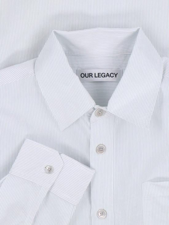 26SS 아워레가시 긴팔 셔츠 M2262VMLMIDNIGHT LINE STRIPE MODALUX White - OUR LEGACY