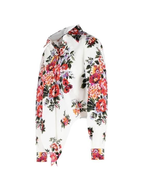 26SS 돌체앤가바나 플라워 부케 프린트 코튼 셔츠 F5T76T HS5UU Multicolor - DOLCE & GABBANA