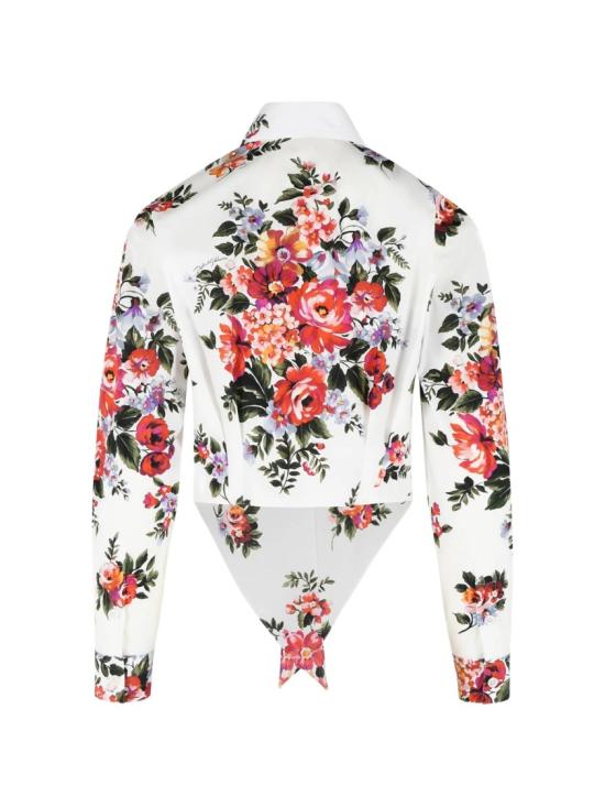 26SS 돌체앤가바나 플라워 부케 프린트 코튼 셔츠 F5T76T HS5UU Multicolor - DOLCE & GABBANA