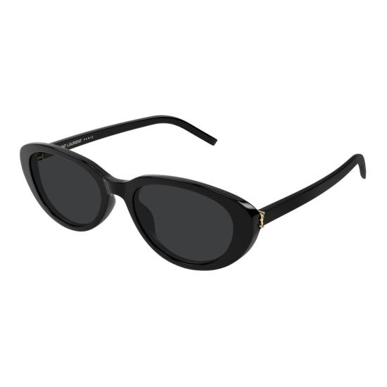 25FW 생로랑 선글라스 골드 액센트가 있는 둥근 캣아이 - SAINT LAURENT