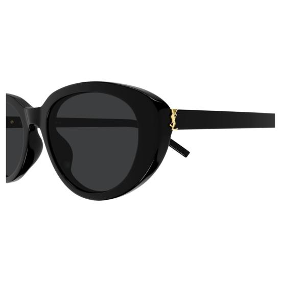 25FW 생로랑 선글라스 골드 액센트가 있는 둥근 캣아이 - SAINT LAURENT