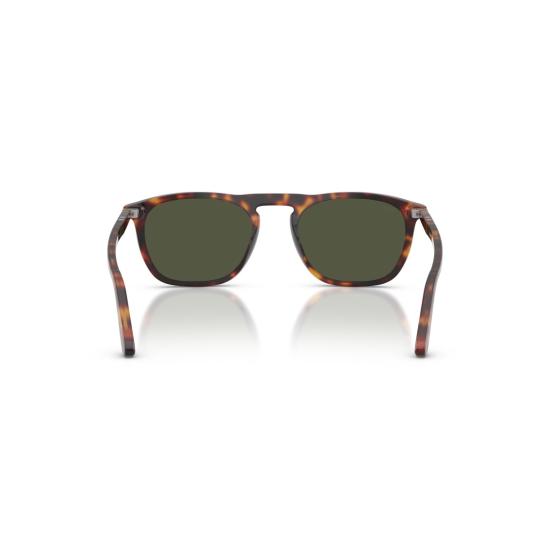 26SS 페르솔 선글라스 0Po3391s 사각 프레임 호피무늬 아세테이트  (녹색 렌즈) - PERSOL