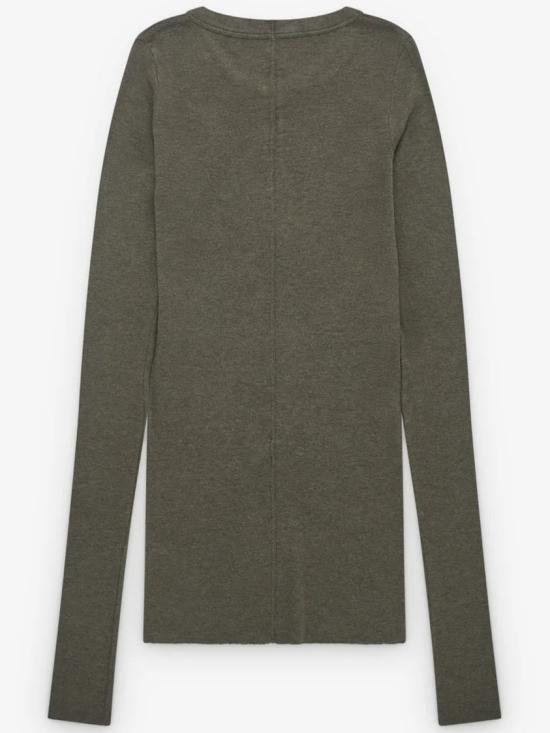 25FW 릭 오웬스 긴팔 티셔츠 RP02E4202 RJR Green - RICK OWENS