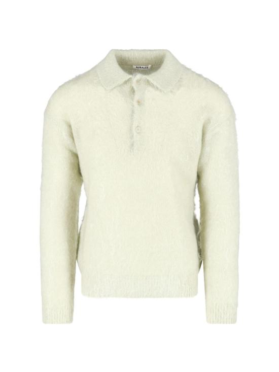 26SS 오라리 폴로 티셔츠 A25AP01KMLIGHT KHAKI Green