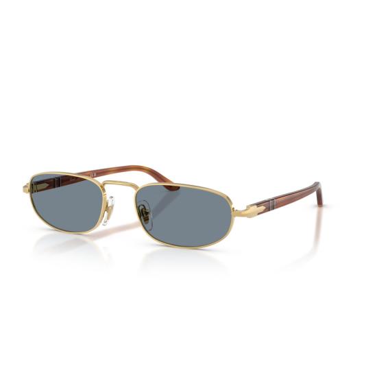 26SS 페르솔 선글라스 0Po1028s 직사각형 골드 메탈  (호피무늬 다리) - PERSOL