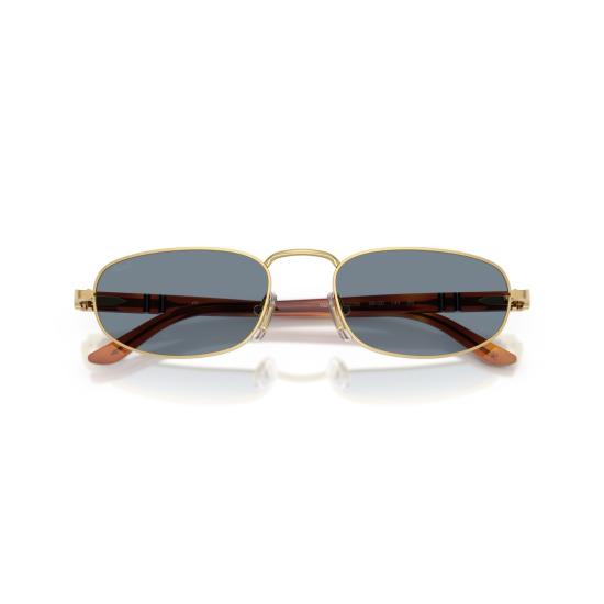 26SS 페르솔 선글라스 0Po1028s 직사각형 골드 메탈  (호피무늬 다리) - PERSOL