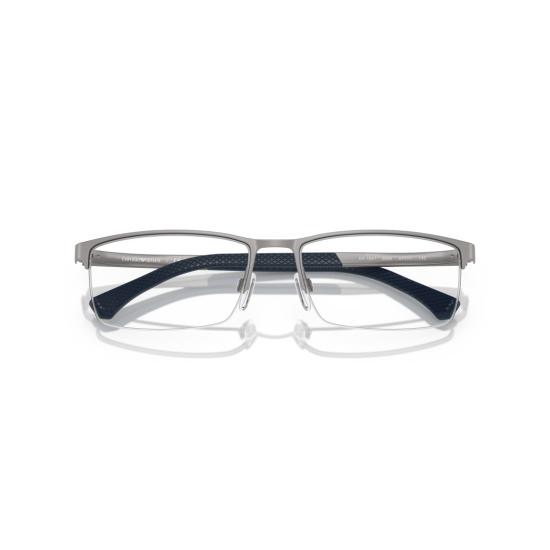 26SS 엠포리오 아르마니 안경 0Ea1041 직사각형 금속테 안경 (텍스처 처리된 팁 포함) - EMPORIO ARMANI