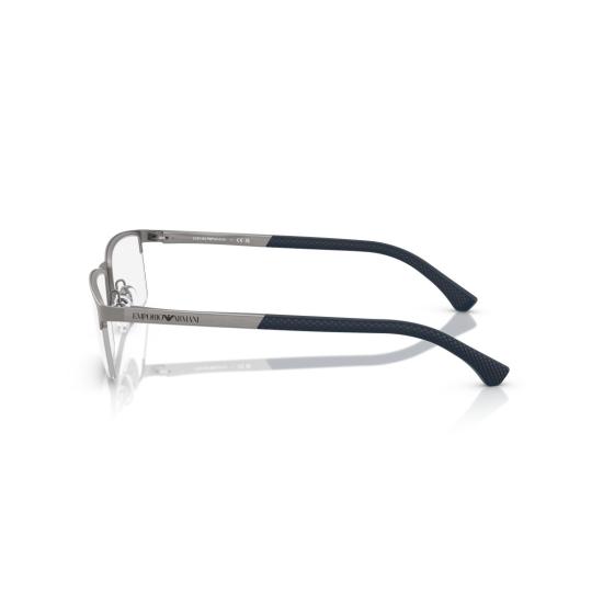 26SS 엠포리오 아르마니 안경 0Ea1041 직사각형 금속테 안경 (텍스처 처리된 팁 포함) - EMPORIO ARMANI