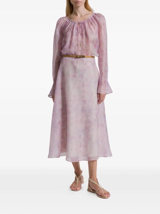 26SS 알베르타 페레티 롱 스커트 A01071649 Pink - ALBERTA FERRETTI