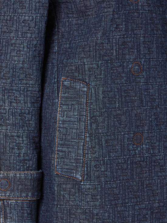 26SS 펜디 트렌치 코트 FLF842 AW82 Blue - FENDI