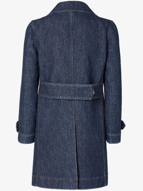 26SS 펜디 트렌치 코트 FLF842 AW82 Blue - FENDI