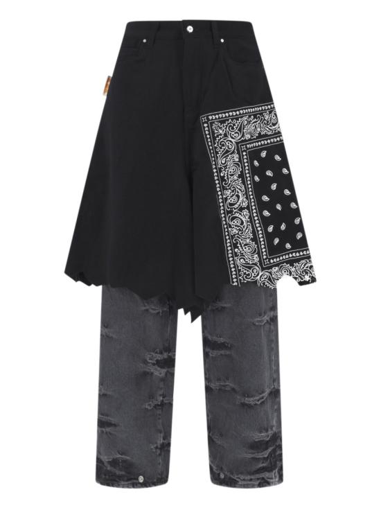 25FW 피디에프 데님 팬츠 DFM03033DF119WHBLKWHBLK Multicolor