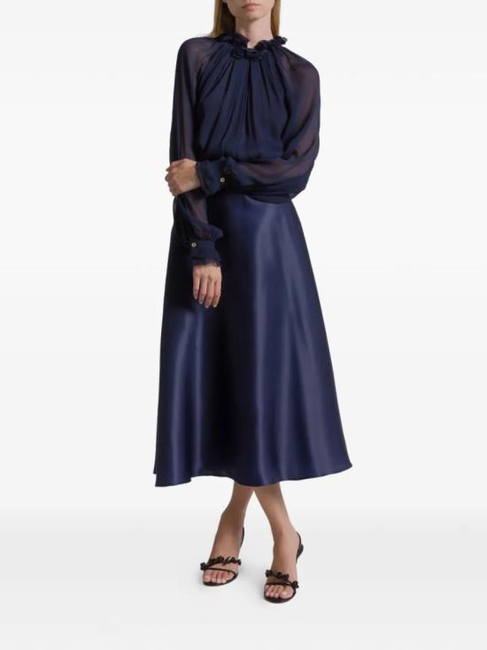 26SS 알베르타 페레티 롱 스커트 A01071619 Blue - ALBERTA FERRETTI