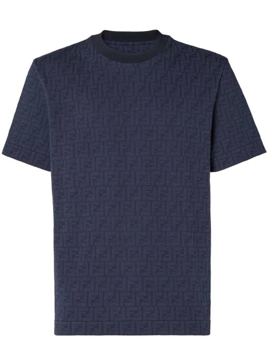 26FW 펜디 반팔 티셔츠 FY0936 AUR1 Blue