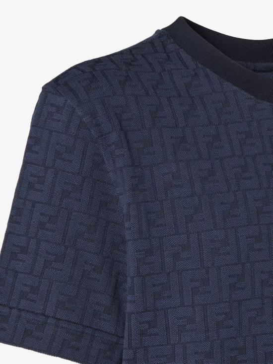 26FW 펜디 반팔 티셔츠 FY0936 AUR1 Blue - FENDI