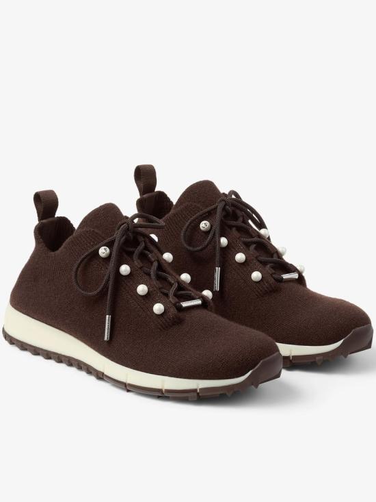  지미추 스니커즈 VELES PZG Brown - JIMMY CHOO