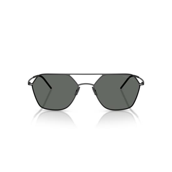 26SS 조르지오 아르마니 선글라스 0Ar6185 기하학적 금속 프레임  (더블 브릿지 디자인) - GIORGIO ARMANI