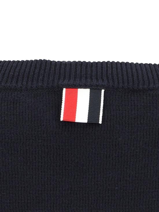 26SS 톰브라운 코튼 크레이프 4바 풀오버 MKA202A 00219415 Blue - THOM BROWNE
