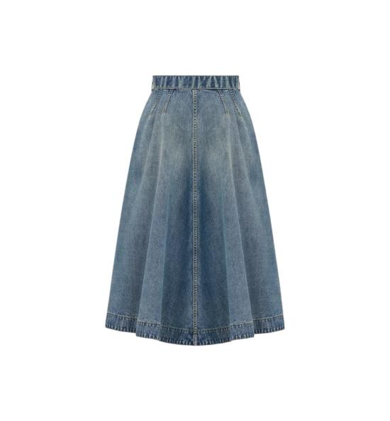 26SS 디올 데님 스커트 612J51A3153 Blue - DIOR