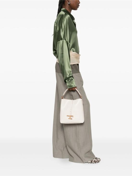 26SS 토즈 T 타임리스 버킷 백 미니 XBWTSEK0100 XSO White - TODS