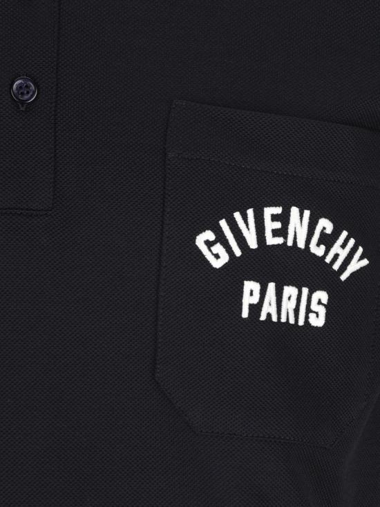 26SS 지방시 폴로 티셔츠 BML00T3YSD Blue - GIVENCHY
