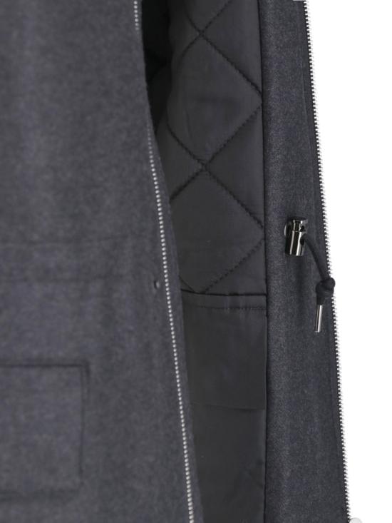 25FW 오라리 자켓 A25AB02CFTOP CHARCOAL Blue - AURALEE