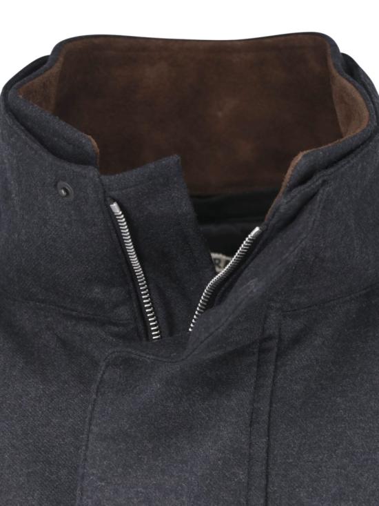 25FW 오라리 자켓 A25AB02CFTOP CHARCOAL Blue - AURALEE