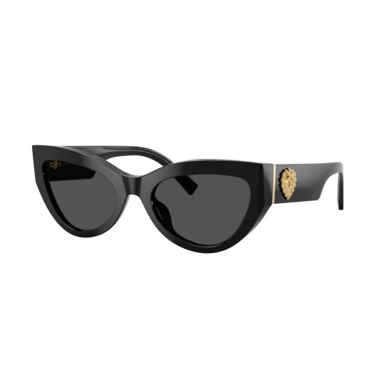 26SS 돌체앤가바나 선글라스 0Dg4536 골드 엠블럼이 있는 볼드 캣아이 - DOLCE & GABBANA