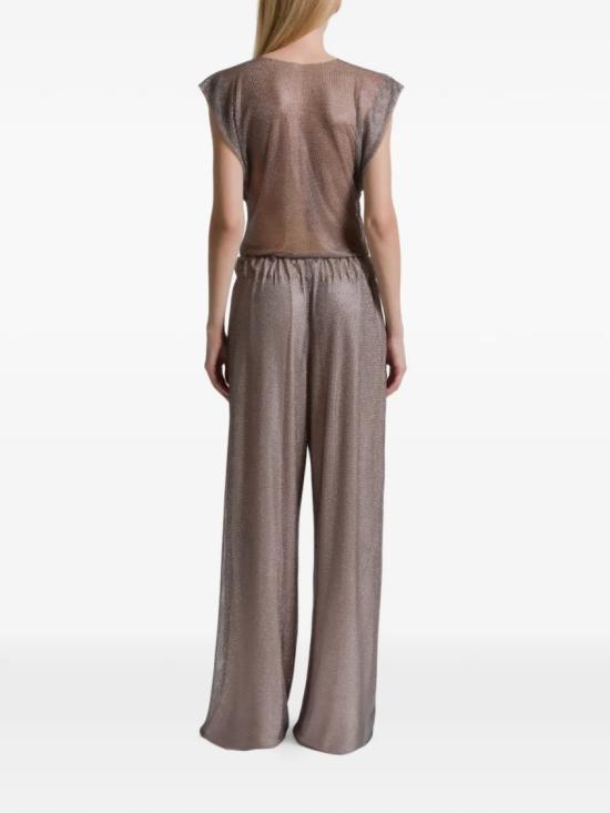 26SS 알베르타 페레티 팔라초 팬츠 V03131647 Brown - ALBERTA FERRETTI