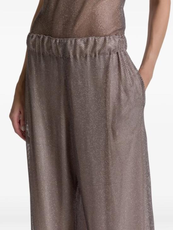 26SS 알베르타 페레티 팔라초 팬츠 V03131647 Brown - ALBERTA FERRETTI