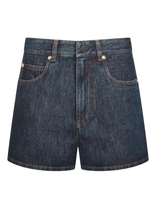 26SS 펜디 데님 숏팬츠 FLP861 AW82 Blue