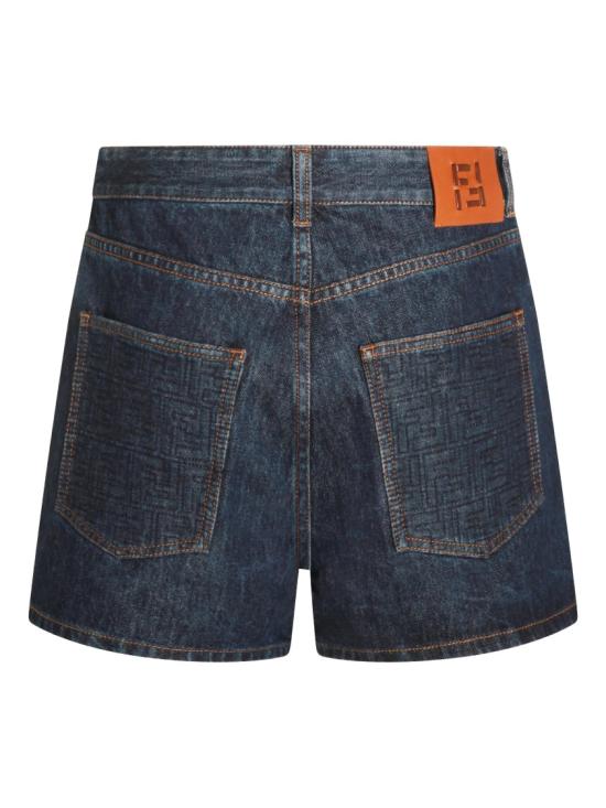 26SS 펜디 데님 숏팬츠 FLP861 AW82 Blue - FENDI