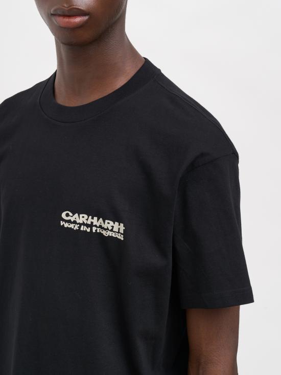 26FW 칼하트 WIP 반팔 티셔츠 RI03689689XX Black - CARHARTT WIP