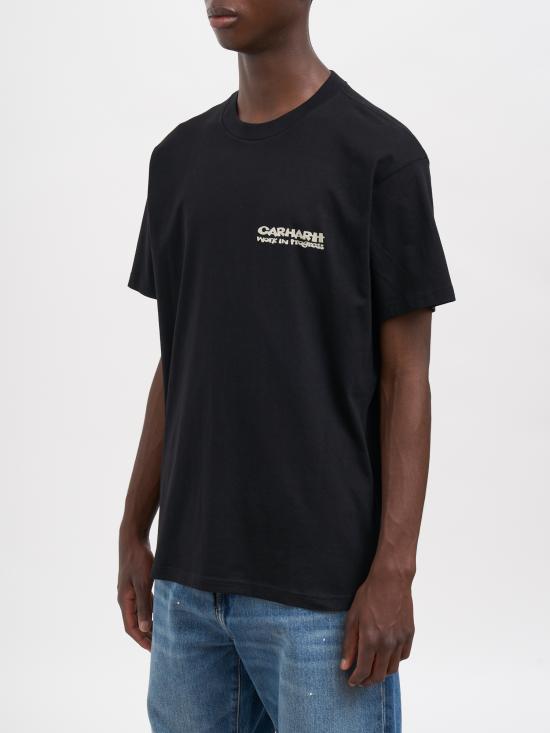 26FW 칼하트 WIP 반팔 티셔츠 RI03689689XX Black - CARHARTT WIP